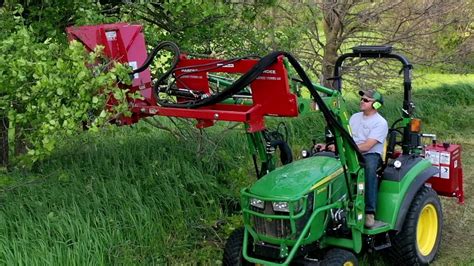 tractor loader mounted tree saw